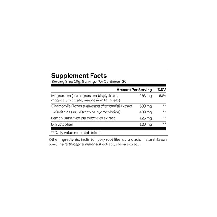 Nutrition Label