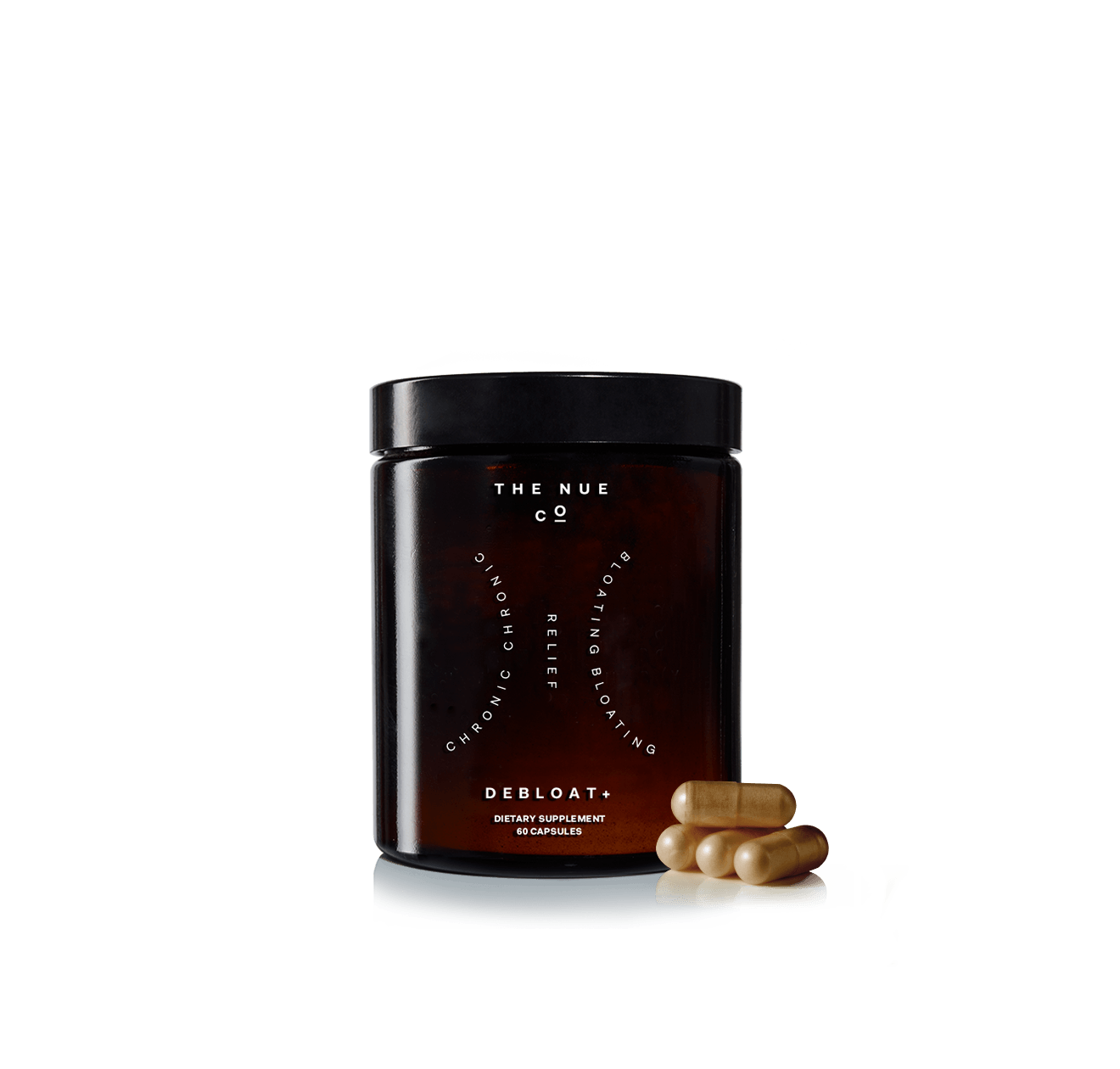 DEBLOAT+ 3 Month Subscription Only The Nue Co. 60 CAPS JAR