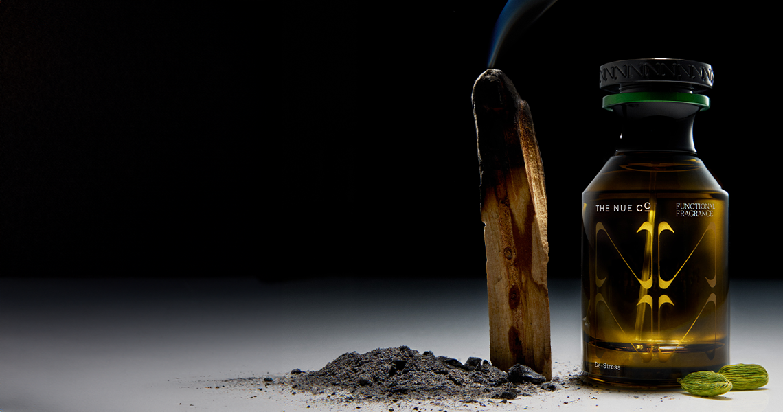 Your anti-stress functional fragrance with calming green cardamom and coriander.