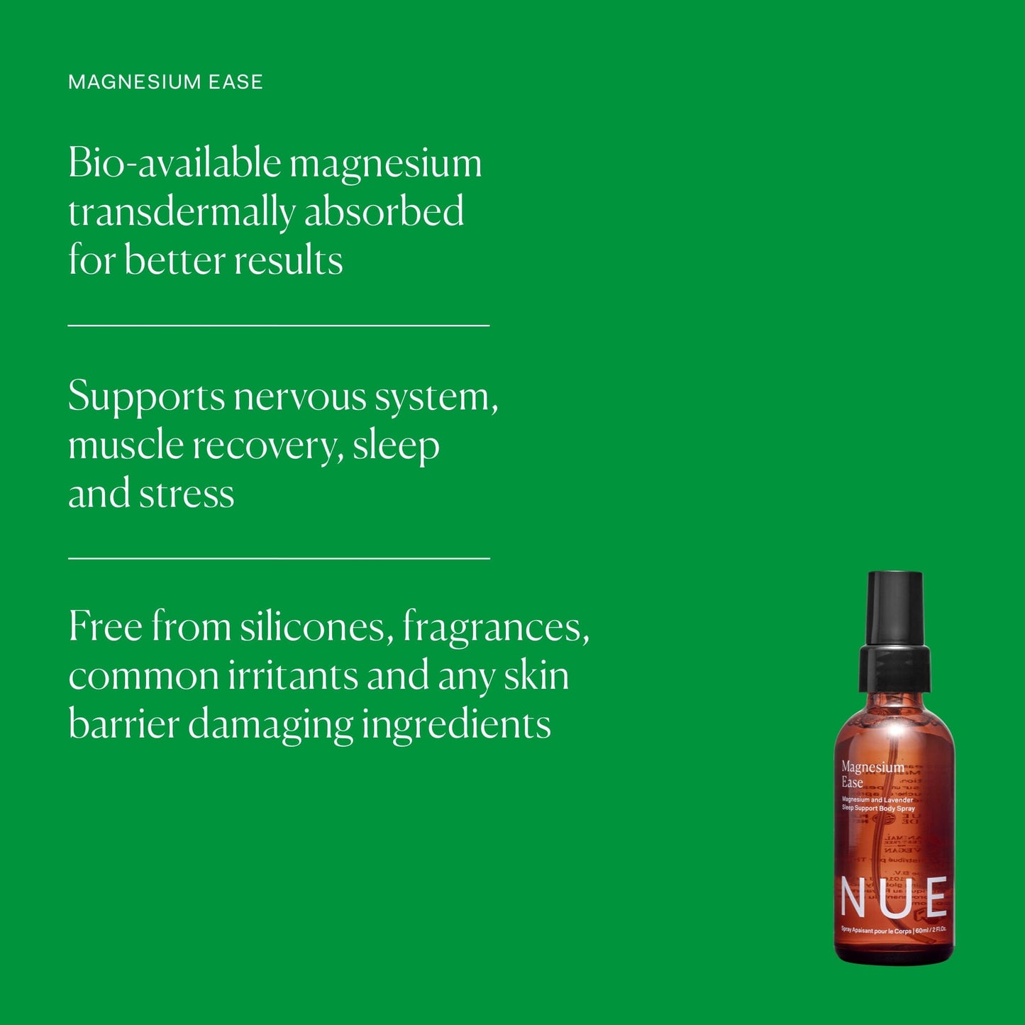 MAGNESIUM EASE Single The Nue Co. 