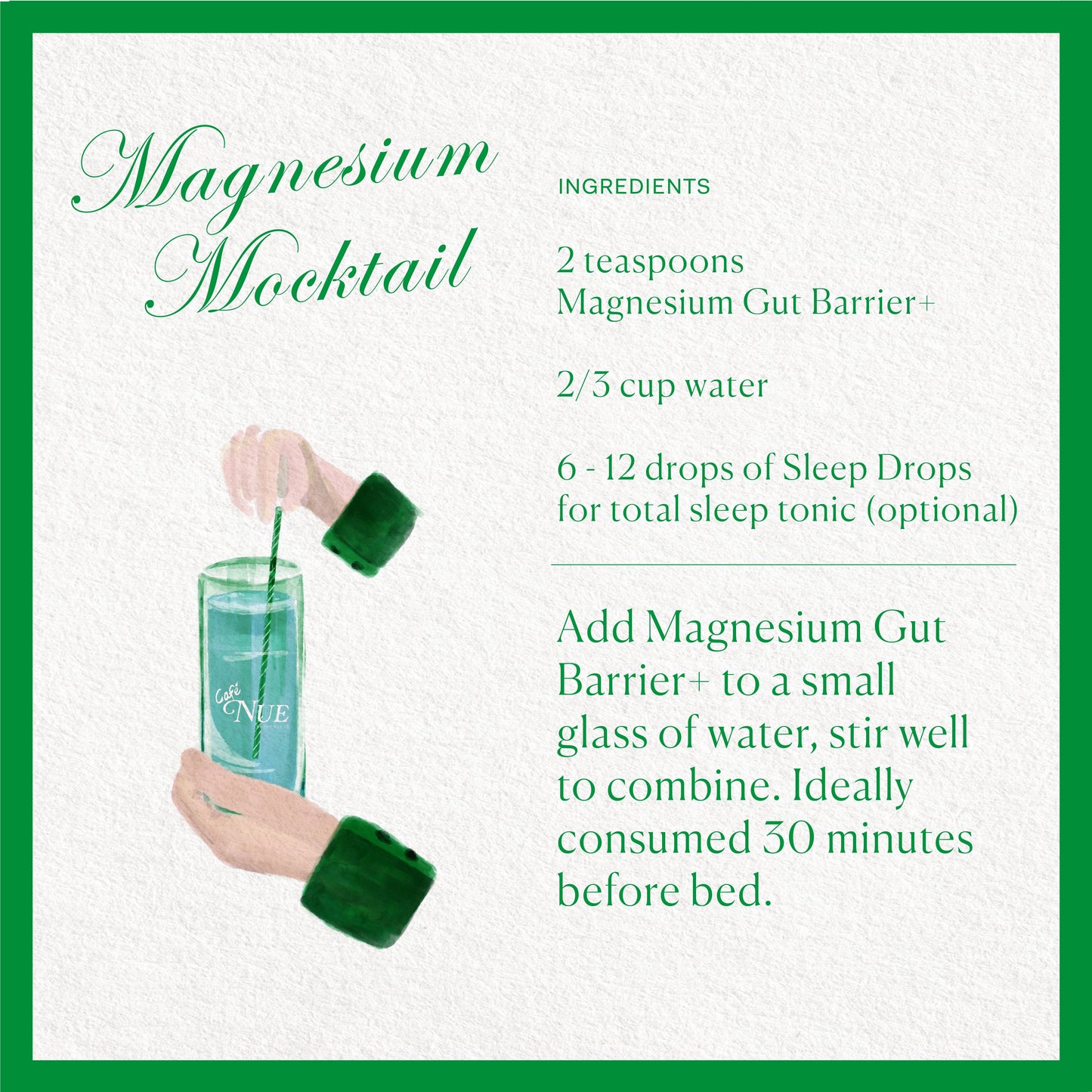 MAGNESIUM GUT BARRIER+ single The Nue Co. 