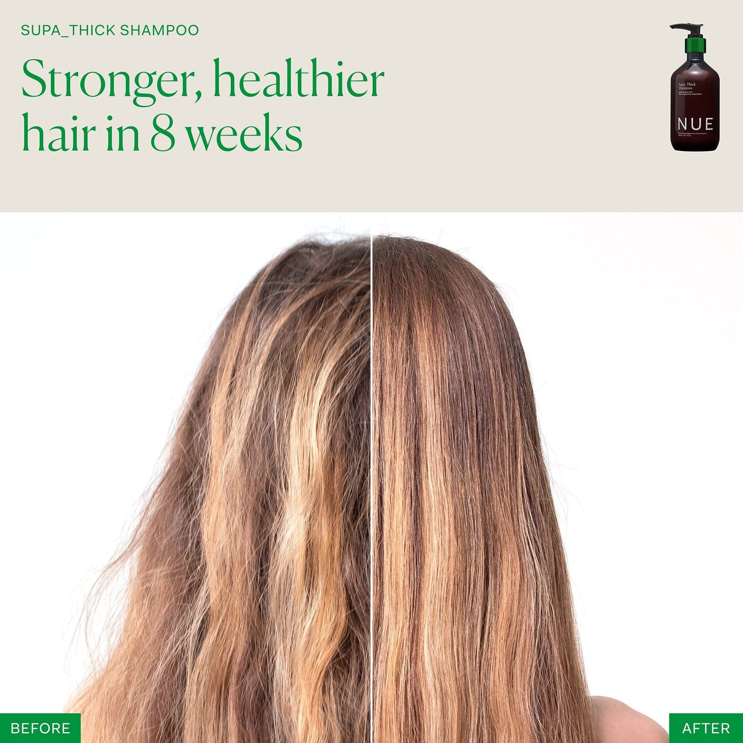 Supa Thick Shampoo single The Nue Co. 