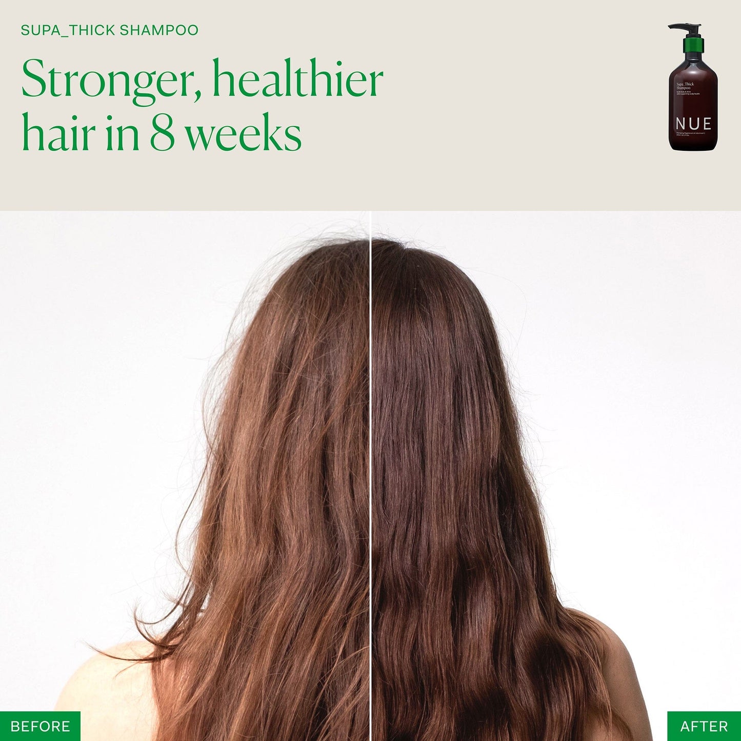 Supa Thick Shampoo single The Nue Co. 