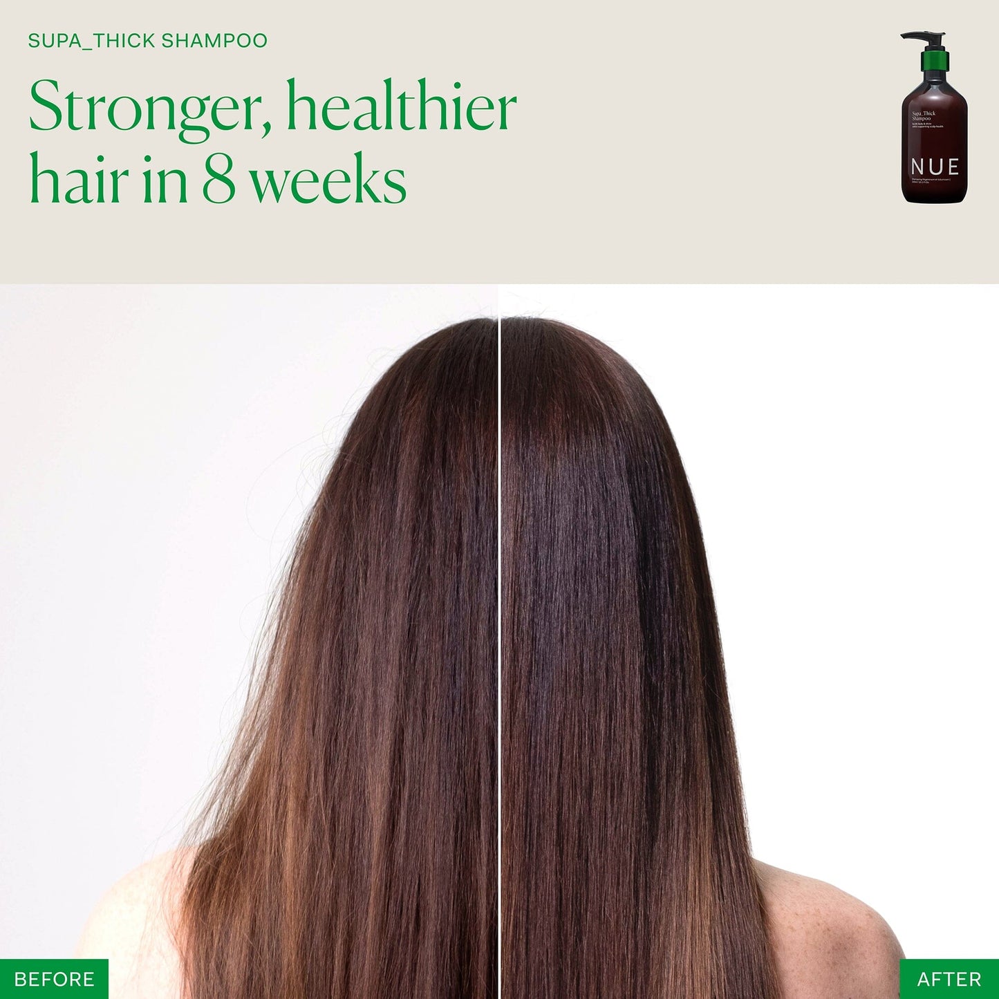 Supa Thick Shampoo single The Nue Co. 